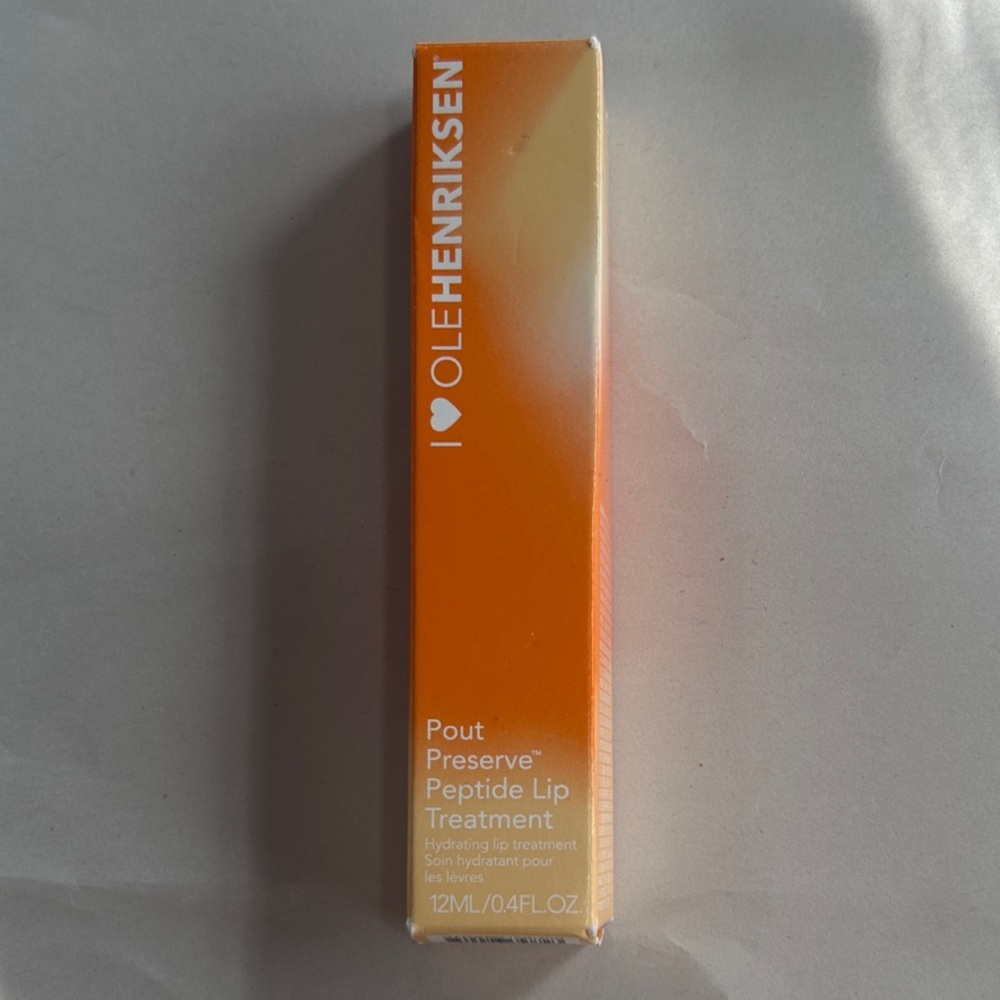 Ole Henriksen Pout Preserve Peptide Lip Treatment in “citrus sunshine”. NIB 12ml